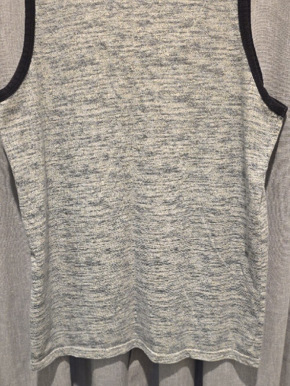 Hollister Grey Marl Heather Tank with Black Trim - Picture 7 of 13